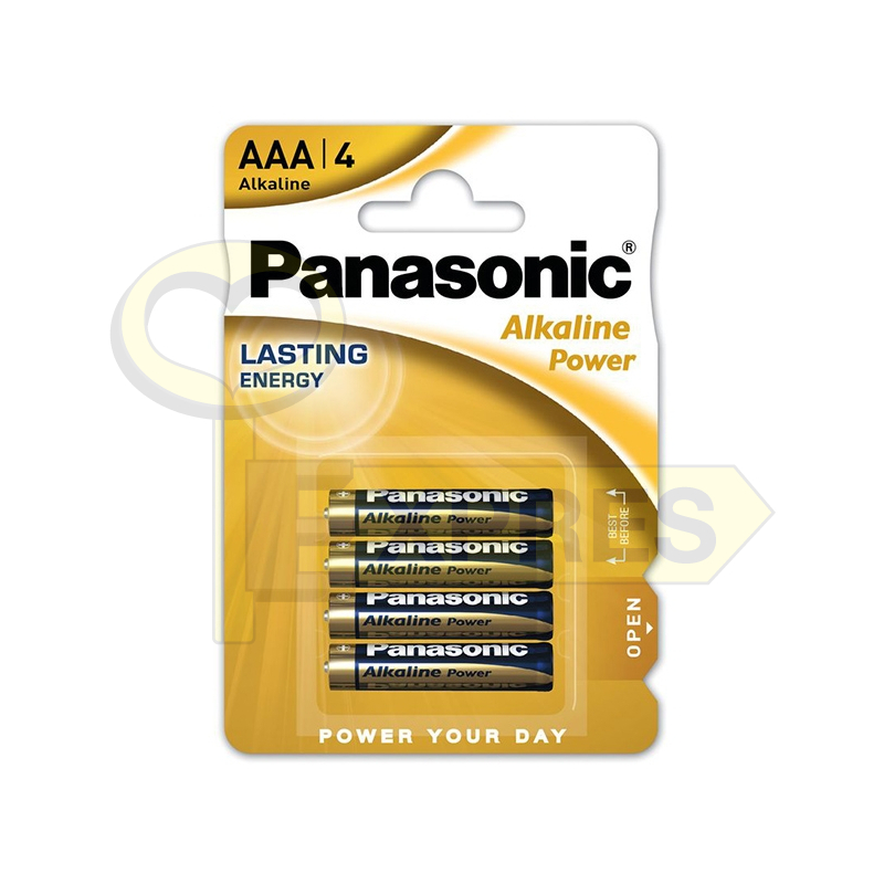 AAA - PANASONIC ALKALINE - LR03 - 1,5V - MXP-PAAA