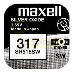 516 - MAXELL - SR516SW - 317 - 1,55V - MXP-M516