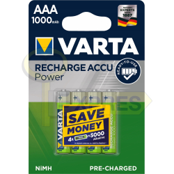 AAA - Akumulatorek VARTA ACCU READY TO USE 1000 mAh NiMH - MXP-VAAA1000