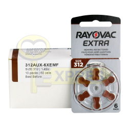 312 - RAYOVAC EXTRA - PR41 - MXP-R312
