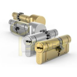 Set of cylinders GERDA PROSYSTEM 30/45 gear + 30/45G brass