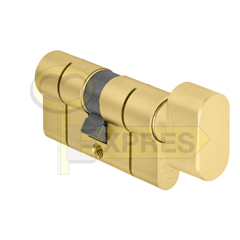 Cylinder with a knob KD10MM 30/40G