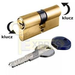 Cylinder ISEO R7 Extra 30/50 brass safety system