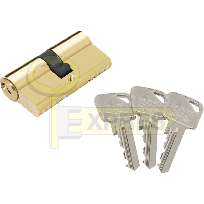 Cylinder LOB ARES 40/40 brass
