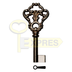 Decorative key 3F7330 - antique bronze