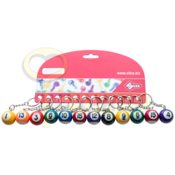 Set of 12 key rings -...