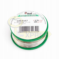 Tin unleaded with flux...