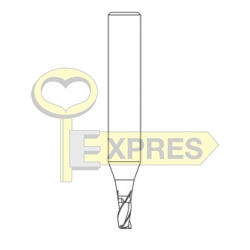 Frez widia - Ø1.0x6x40mm / 3 ostrza - EW5510B