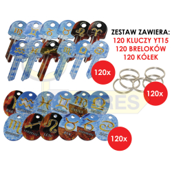 YT15 - zestaw kluczy zodiaku