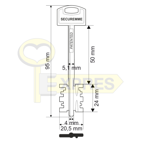 SECUREMME mod. 5 Securmap-patent
