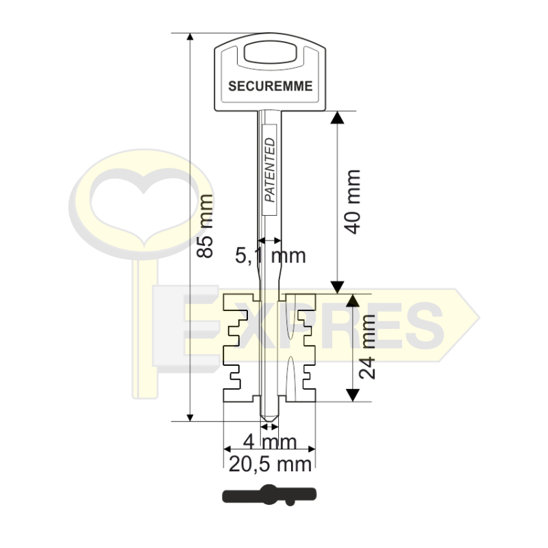 SECUREMME mod. 4 Securmap-patent