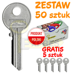 Set of 55 steel keys Expres...