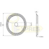 Frez kątowy 60.40x5.25x9.53 Widia - Unocode (U01W) - D734910FOS