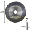Frez kątowy 60.40x5.25x9.53 - 70 zębów Widia + TiAIN - Unocode (U01W)