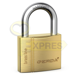 PADLOCK GERDA BRASS LINE...