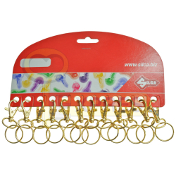 Set of 12 small carabiners...