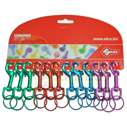 Set of 12 colour carabiners...